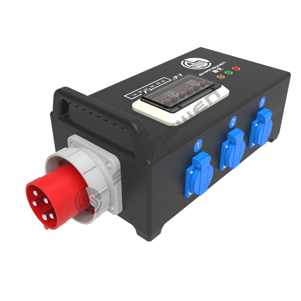 Mobile insulated distribution box, one to six